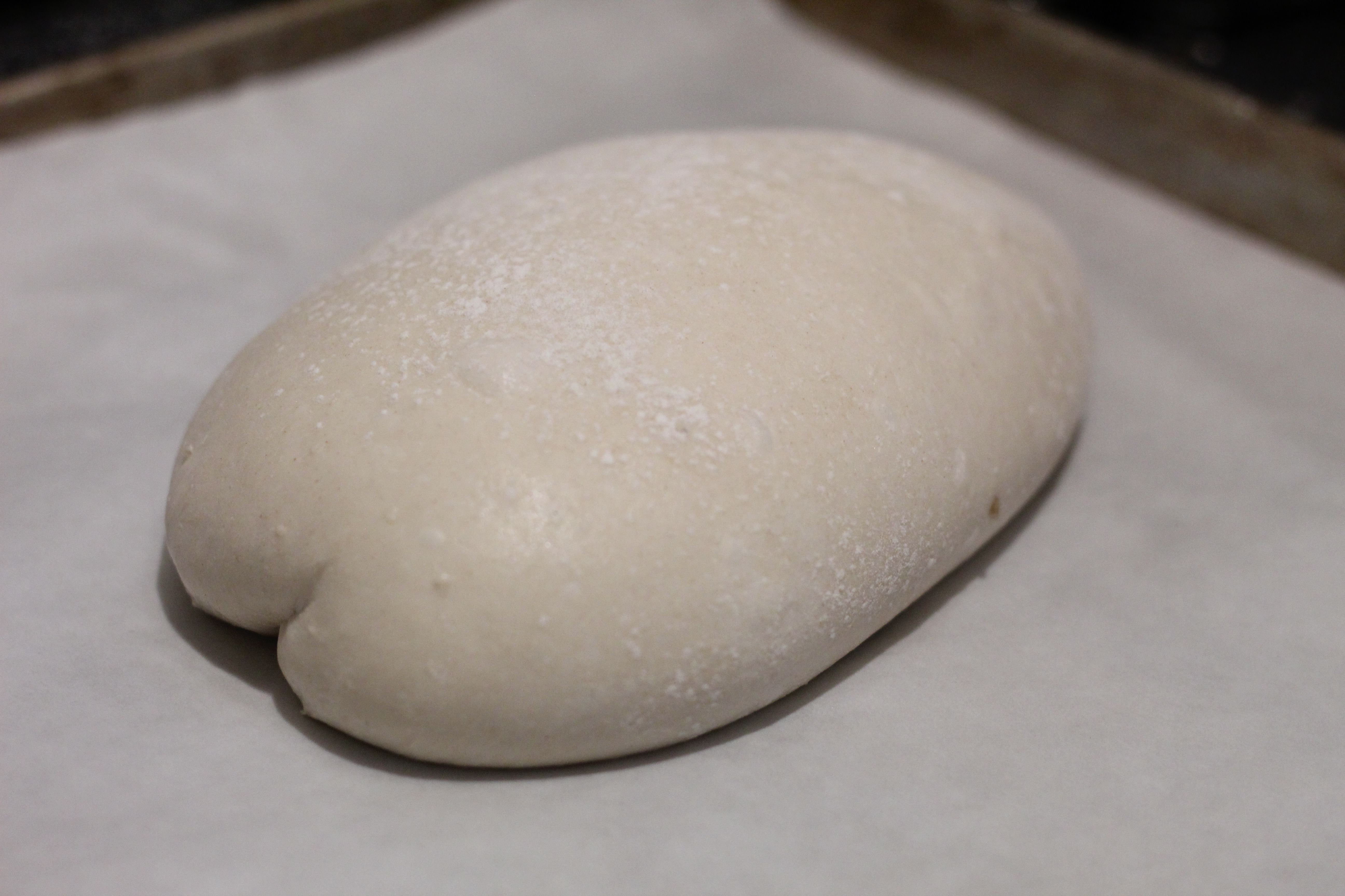 Pre-shaped dough ready for home baking